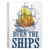 船を燃やす，王と国のファンアート ノートブック (正面)