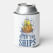 船を燃やす，王と国のファンアート 缶クーラー (缶裏面)