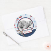 船を送れ！バプテスマ写真シール ラウンドシール (封筒)