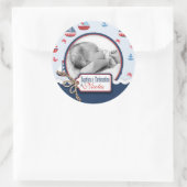 船を送れ！バプテスマ写真シール ラウンドシール (バッグ)