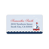 船を送れ！住所 シール (正面)