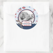 船を送れ！写真シール ラウンドシール (バッグ)