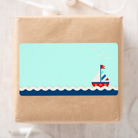 船を送れ！名前タグアクア ラベル (インサイチュ)