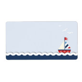 船を送れ！名札 ラベル (正面)