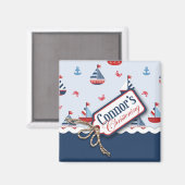 船を送れ！角形マグネットコネクタ2 マグネット (正面/裏面)