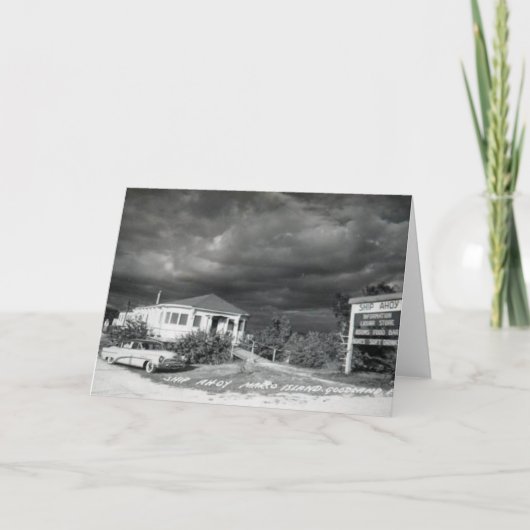 船アホイバー、マルコ島、フロリダ州、1960年代 カード (正面)