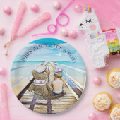 船アホイ、その男の子、赤ちゃん航海のシャワー ペーパープレート (パーティー)