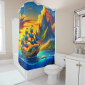 船アート場 シャワーカーテン (インサイチュ)