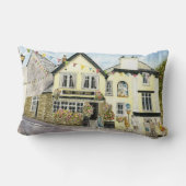 「船イン(Fowey)」の枕 ランバークッション (裏面)