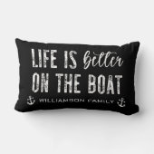 船カスタムの方が命が好い |ボートライフ ランバークッション (裏面)