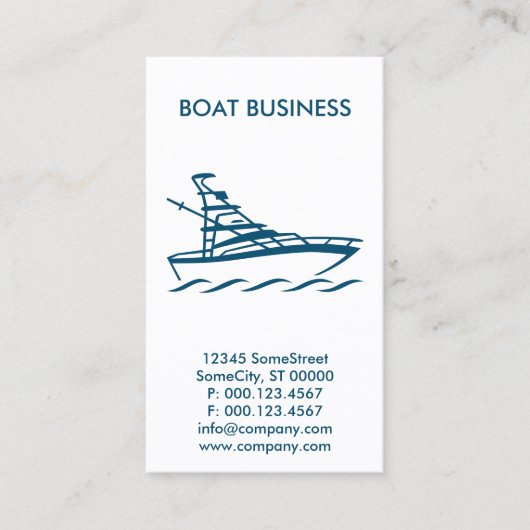 船カスタム名刺 名刺 (正面)