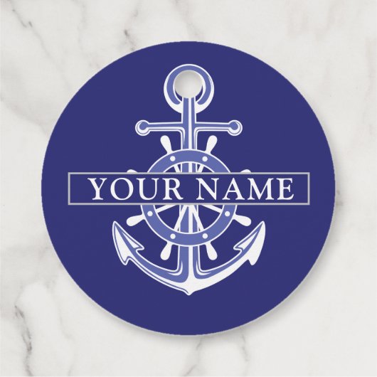 船カスタム艦長の名を海軍サー航海のラー フェイバータグ (裏面)