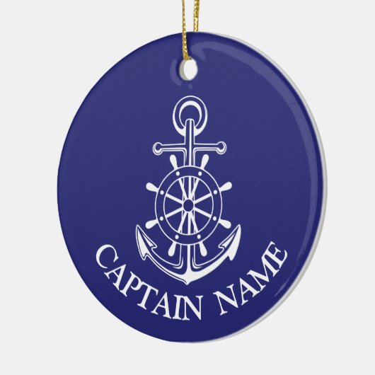 船カスタム長名海軍水航海の兵お尻 セラミックオーナメント (左)