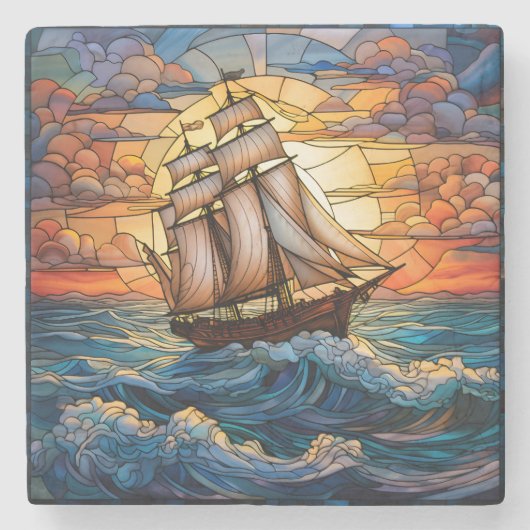 船コースター ストーンコースター (正面)