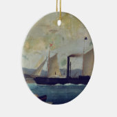 船ジョルジュ・サンドおよびCho 「Mallorcan」、 セラミックオーナメント (右)