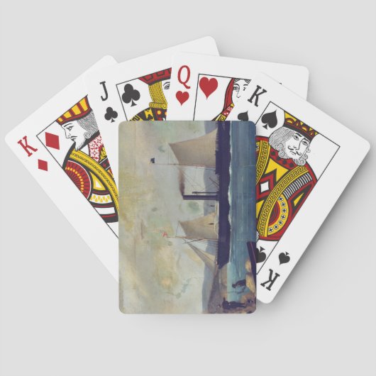 船ジョルジュ・サンドおよびCho 「Mallorcan」、 トランプ (裏面)