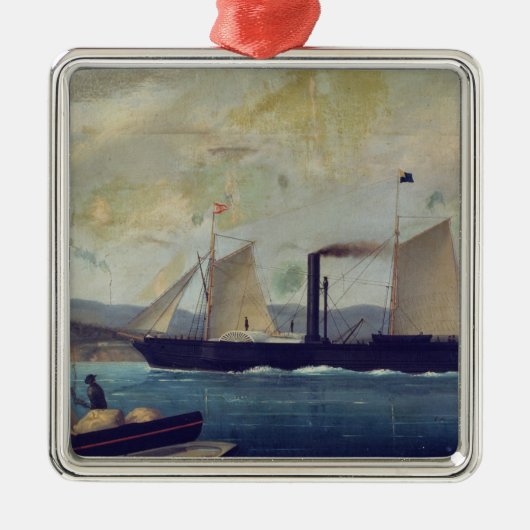 船ジョルジュ・サンドおよびCho 「Mallorcan」、 メタルオーナメント (正面)