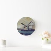 船ジョルジュ・サンドおよびCho 「Mallorcan」、 ラウンド壁時計 (ホーム)