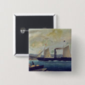 船ジョルジュ・サンドおよびCho 「Mallorcan」、 缶バッジ (正面&裏面)