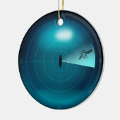 船ソナースクリーンクラケンジャイアント航海のイカ セラミックオーナメント (左)