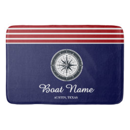 船パーソナライズされた名 バスマット