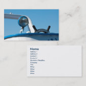 船パーソナライズされた航海の輪帆船 名刺 (正面/裏面)