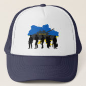 船ロシアのIdi Nahui、ウクライナTシャツでの戦争 キャップ (正面)