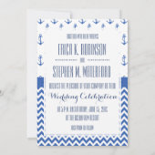 船上での結婚式　海事をテーマに 招待状 (裏面)