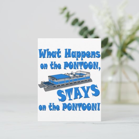 船上で ポストカード (スタンド正面)