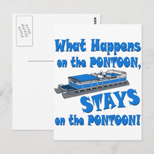 船上で ポストカード (正面/裏面)