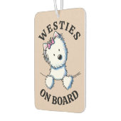 船上のウェスティーズ カーエアーフレッシュナー (左)