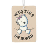 船上のウェスティーズ カーエアーフレッシュナー (裏面)