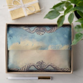 船上のストーミーシーロープデコペ縁どージ 薄葉紙 (ギフト)