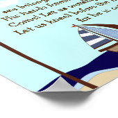 船上のバイブル航海のバースの壁プリント ポスター (角)