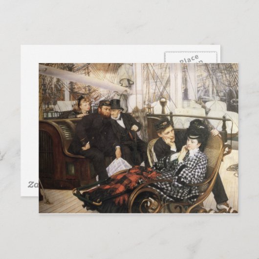 船上の昨夜 ポストカード (正面/裏面)