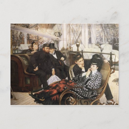 船上の昨夜 ポストカード (正面)