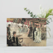船上の舞踏会（1874）/ジェームズ・ティソット、ヴィクトリア朝の芸術 (スタンド正面)