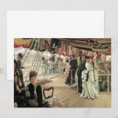 船上の舞踏会（1874）/ジェームズ・ティソット、ヴィクトリア朝の芸術 (正面/裏面)