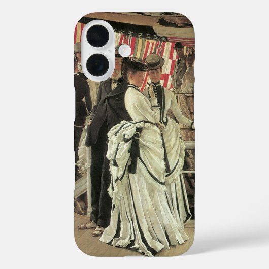 船上の舞踏会(James Tissot 作、ヴィクトリア時代の芸術) Case-Mate iPhoneケース (裏面)