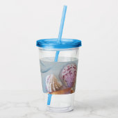 船上の貝類のコレクション アクリルタンブラー (裏面)