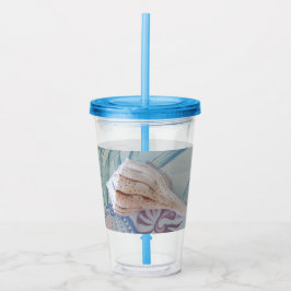 船上の貝類のコレクション アクリルタンブラー