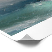 船上ストミーシーズIvan Aivazovsky seascape storm ポスター (角)