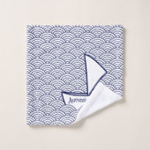 船上ボート風呂用タオル置き バスタオルセット (ウォッシュタオル)