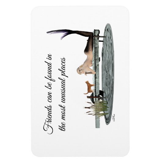 船上マーメイド波止場可撓磁石 マグネット (縦)