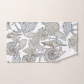 船上及び船いかり宝庫狩りおもしろい バスタオルセット (ハンドタオル)