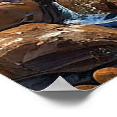 船上帆船 ポスター (角)