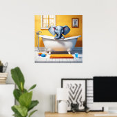 船中の象 ポスター (ホームオフィス)