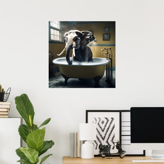 船中の象 ポスター (ホームオフィス)