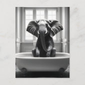 船中の象 ポストカード (正面)
