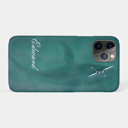 船中鯨一人で海に行くな Case-Mate iPhoneケース (裏面(横))